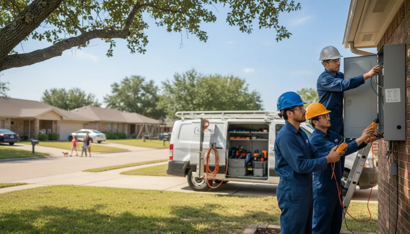 Certified electrician providing emergency electrical services in Augusta, WI